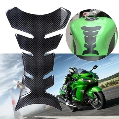 $8.98 • Buy Universal Motorcycle Tank Pad Protector Sticker For Yamaha R25 R3 Black Decals
