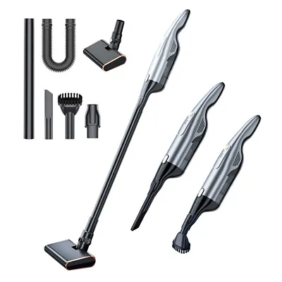 3 IN 1 Cordless Vacuum Cleaner Hoover Upright Lightweight Handheld Bagless Home • £22.97