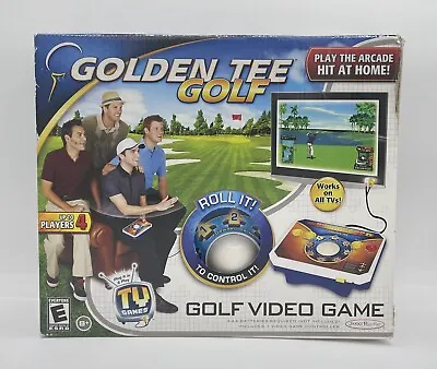 Golden Tee Golf Video Game TV Plug & Play Home Edition Jakks Pacific 2011 TESTED • $49.99