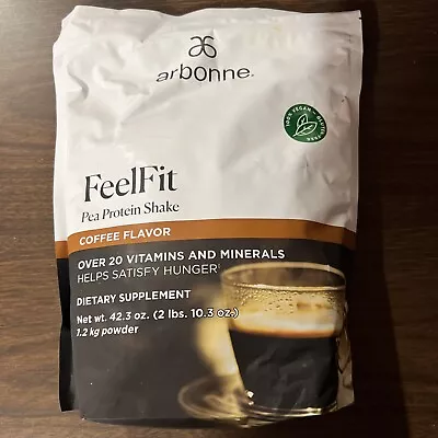 ARBONNE FeelFit Pea Protein Shake Coffee Flavor  EXP 10/2021 • $24.95