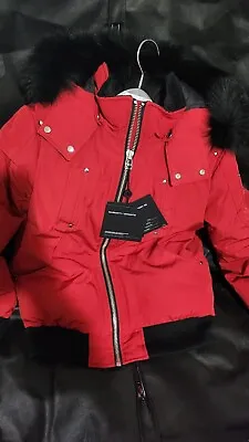 Moose Knuckles Bomber Jacket Red • $550