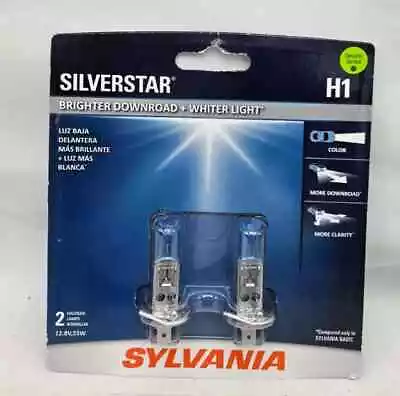 Sylvania Silverstar H1 2-Pack Halogen Lamps Road Legal 12V 55W NEW • $21.99