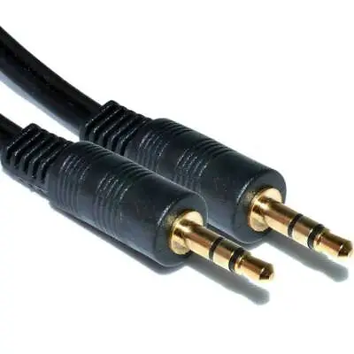 3.5mm Jack Male To Male Audio STEREO Plug Speaker Headphone Cable UK Wholesale • £1.95