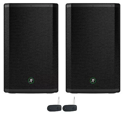 2 Mackie Thrash215 15” 1300W Active DJ PA Speakers W/Wireless Linking Thrash 215 • $645.98