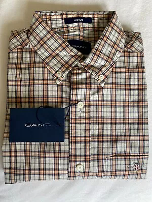 Gant Mens Long Sleeve Shirt Small Bnwt • £24.99