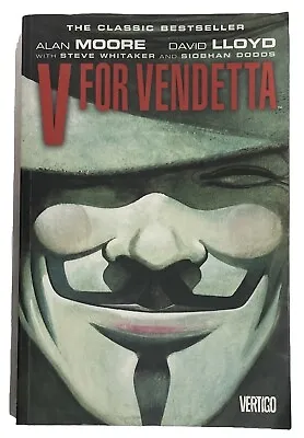 DC Comics 2005 V For Vendetta By Alan Moore & David Lloyd Paperback Comic Book • $6