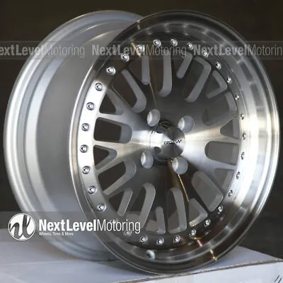 Circuit Performance Cp21 16x7 4x100 +25 Silver/machined Wheels (set Of 4) • $539.99