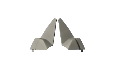 Mercedes Benz Door Mirror Triangle Covers - Light Gray - W124 - Set • $104.90