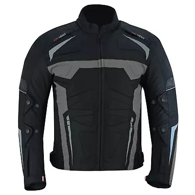 Men Motorbike Motorcycle Textile Jacket Riding Waterproof Jackets With Armour Ce • $61.87