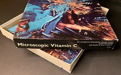 Springbok Puzzle Microscopic Vitamin C 1977 500 Hallmark Vintage • $25.78