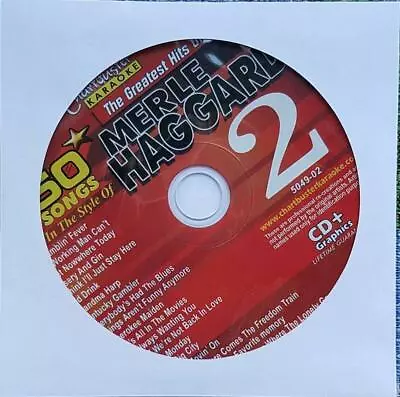 Merle Haggard Country Karaoke Cdg Chartbuster 5049-02 Cd+g New Music • $11.78