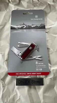 Victorinox 32GB USB Memory Multi-tool Outdoor Knife PC Peripherals 8 Functions • $95.99