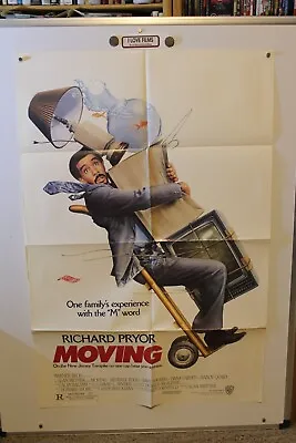 Moving (1987) Movie Poster * Richard Pryor * Free Shipping • $12.99