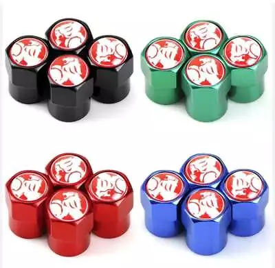 4x Holden Logo Tyre Tire Valve Caps - Available In Red Black Silver Blue Red ... • $10.99