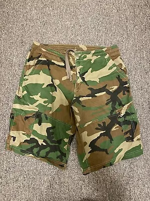 Preowned Nike Camo Drawstrings Cargo Shorts XXL 38w 12” Inseam • $9.95