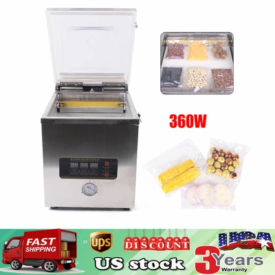 $296.40 • Buy Digital Vacuum Packing Sealing Machine Chamber Sealer Chamber Packaging 360 W