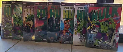 The Incredible Hulk Epic Collection Vol. 1 2 3 4 5 6 7 & Vol 8 - Set Lot • $700