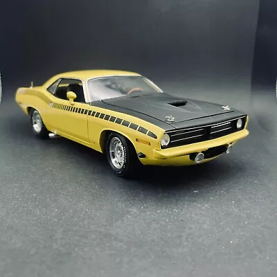 1970 '70 Plymouth Barracuda Cuda AAR Car Yellow Super Car 1/18 • $179.99