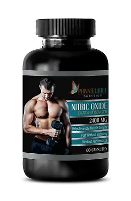 Mass Muscle Gainer - NITRIC OXIDE 2400 - Nitric Oxide Powder - 1 Bottle  • $19.42