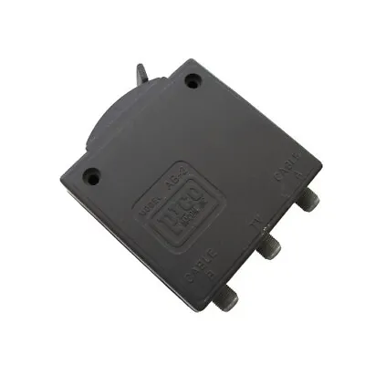  Cable / Antenna Switch  75 Ohm Coax Cable F Connectors.  • $12.95