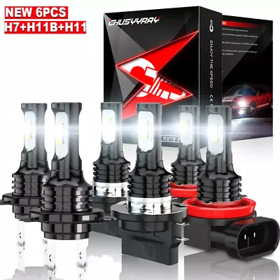 For Hyundai Veloster 2013-2017 LED Headlight High/Low Beam + Fog Light Bulbs Kit • $34.99