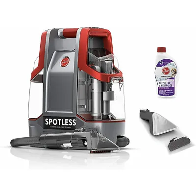 $122.99 • Buy Hoover Spotless Portable Carpet & Upholstery Spot Cleaner, FH11300PC, Red