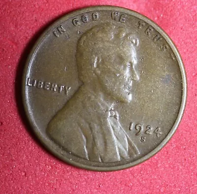 Estate Find 1924 S- Lincoln Wheat Cent!!  #K39326 • $4