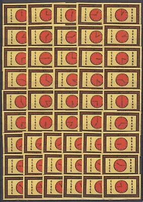 Latvia - 1950-60s  Clocks  Matchbox Labels - Lot 14 • $0.99