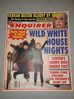 National Enquirer Feb 17 1998 Mary Hartline Markie Post Kirstie Alley Farrah • $19.99