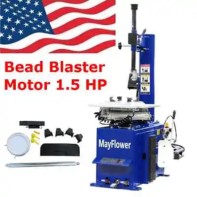 1.5 Horse Power Tire Changer Wheel Changers Machine Rim Clamp 950 Bead Blaster • $1299