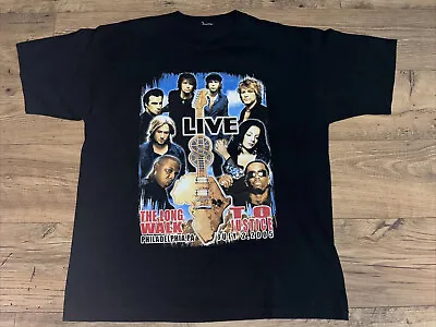 Vintage LIVE AID Live 8 Concert T-Shirt 2005 Jay Z - 2X • $59.99