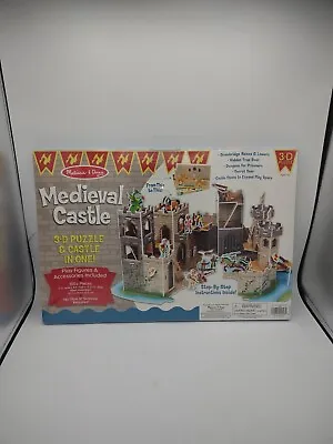 Melissa Doug Medieval Castle 3D Puzzle Play Set Dragon Knights Creative Learning • $23.95