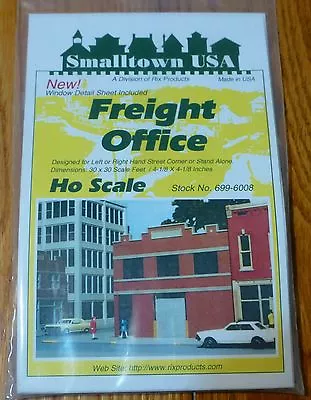 Smalltown USA HO #699-6008 Freight Office (Building Kit) Plastic • $15.25