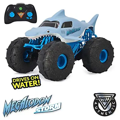 Monster Jam Official Megalodon Storm All-Terrain Remote Control Monster Truck • $45.85