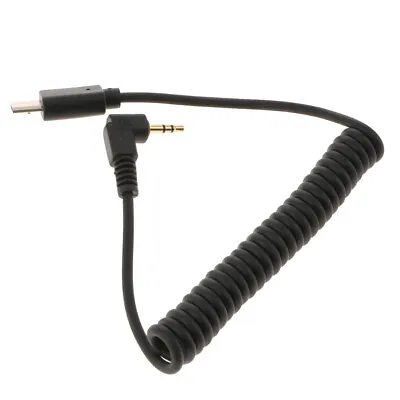 $16.09 • Buy Coiled 2.5mm To S2 Camera Remote Shutter Cable Cord For Sony A6000 HX300