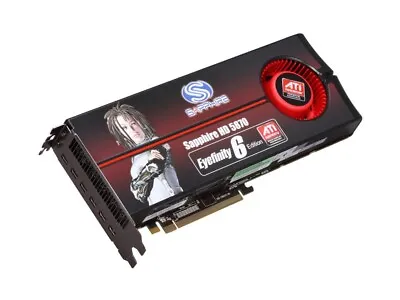 Sapphire AMD Radeon HD 5870 Eyefinity 6 2 GB GDDR5 PCIe X16 Video Card • $50