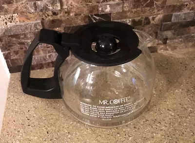 Mr. Coffee 4 To 5 Cup Coffee Maker Glass Carafe & Black Lid • $8