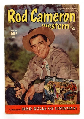 £20.96 • Buy Rod Cameron Western #19 VG+ 4.5 1953