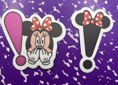 Minnie Mouse - Excited - Vinyl Decal Stickers  EXCLAMATION Mark Comment Kawaii • $2.99