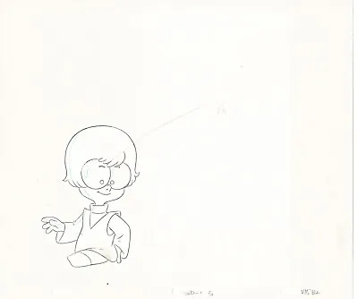 Scooby Doo Pup Velma Hanna Barbera 88-91 Production Animation Cel Drawing V4 • £48.20