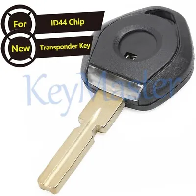 With Light ID44 Chip Uncut Ignition Key For 1996 - 2005 BMW E34 E36 3 5 7 Series • $14.15