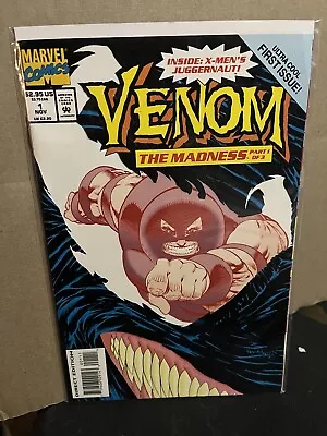 Venom The Madness 1 🔥1993 JUGGERNAUT Embossed🔥Marvel Comics🔥NM • $7.99