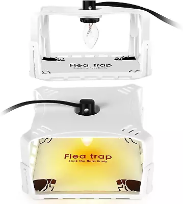 Flea Traps For Inside Your Home 2 Pack Flea Trap Light Indoor Bedbug Killer W/ • $33.99