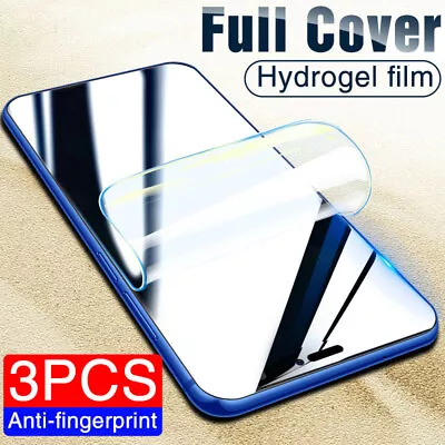 $7.69 • Buy 3-Pack Hydrogel Screen Protector For IPhone X/XR/XS/11/12/13/14...
