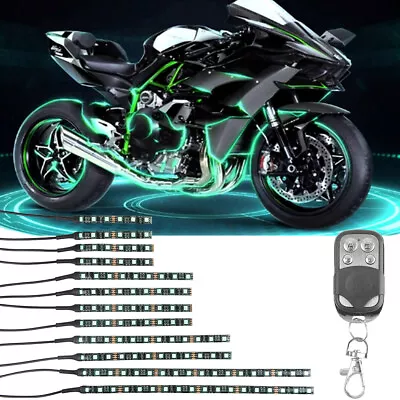 Motorcycle LED RGB Light Neon Kits For Kawasaki Z125 Pro Z650 Z800 Z900 Z1000 • $39.06