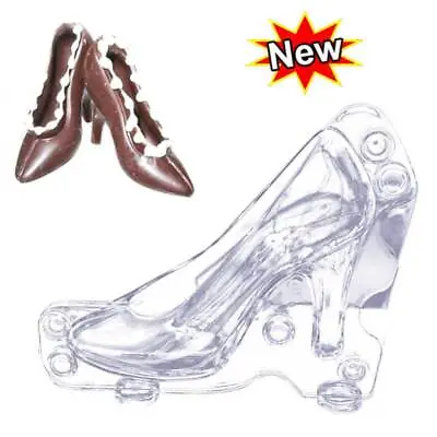 3D High Heel Shoe Chocolate- Candy Cake Mould Decorating-Jelly Ice Soap Mold • £2.29