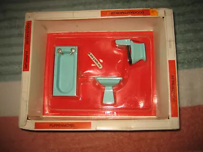 Vintage Box Of Lisa Dukkemobler Doll House Furniture - Bathroom #260 • $60