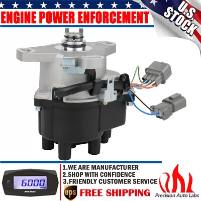 $73.31 • Buy Ignition Distributor For Acura Honda B16A B16A2 B18C DOHC VTEC TD44U TD-68U OBD1