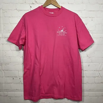 Vintage Cape Cod T Shirt Mens XL Pink Wychmere Harbor Thompson’s Clam Bar • $19.98