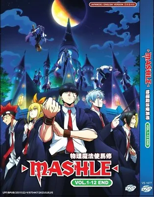 Anime DVD Mashle: Magic And Muscles Vol.1-12 End Complete ENGLISH DUB Box Set • £22.79